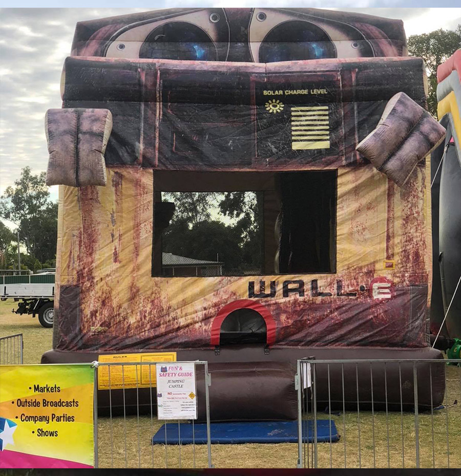 Wall-e Jumping Castle Hire | Fun Time Amusements in Rockhampton, Qld